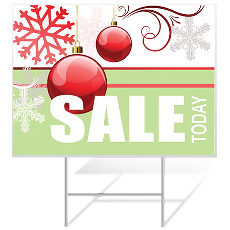 Holiday Sale Yard Sign