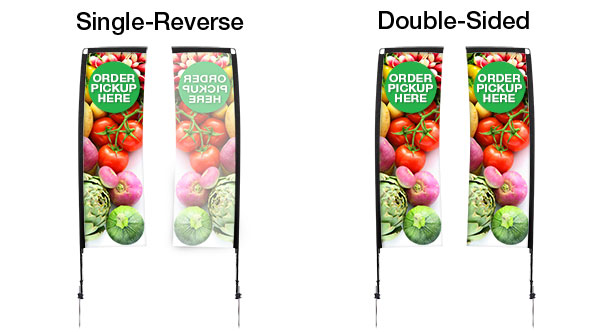 Single-reverse or double-sided flags | Banners.com