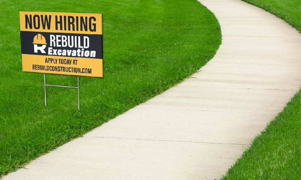Excavating Yard Signs 