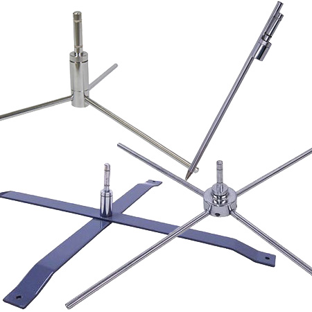 Flag bases & Hardware image for fabric flags | Banners.com