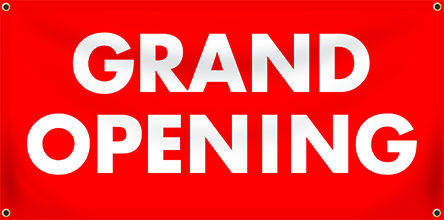 custom grand opening banner