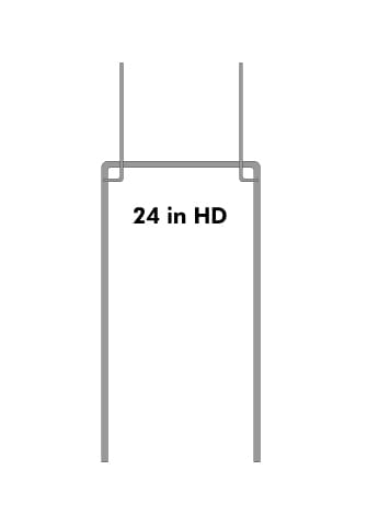 8" x 24" Heavy Duty Step Stake