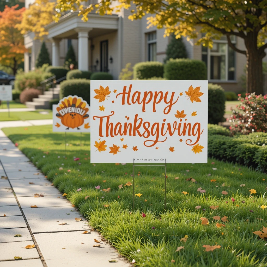 Thanksgiving Yard Signs