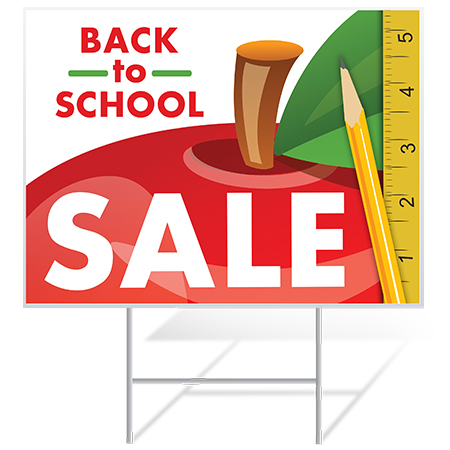 Custom Back to School Yard Signs 