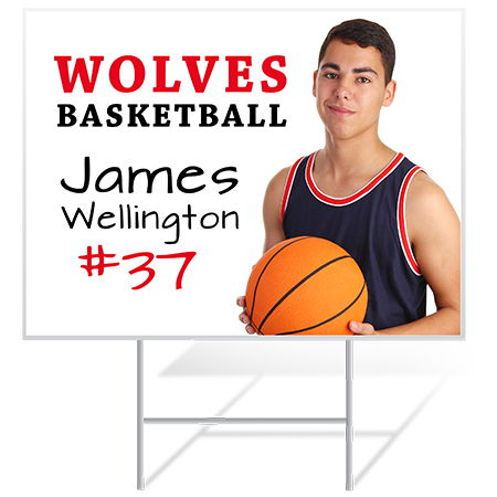 Custom Basketball Yard Signs