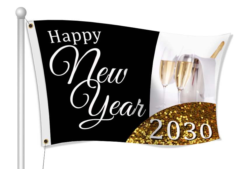 New Year's Flags