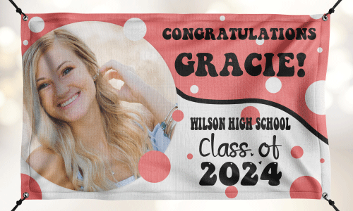 Fabric Graduation Banner | Banners.com