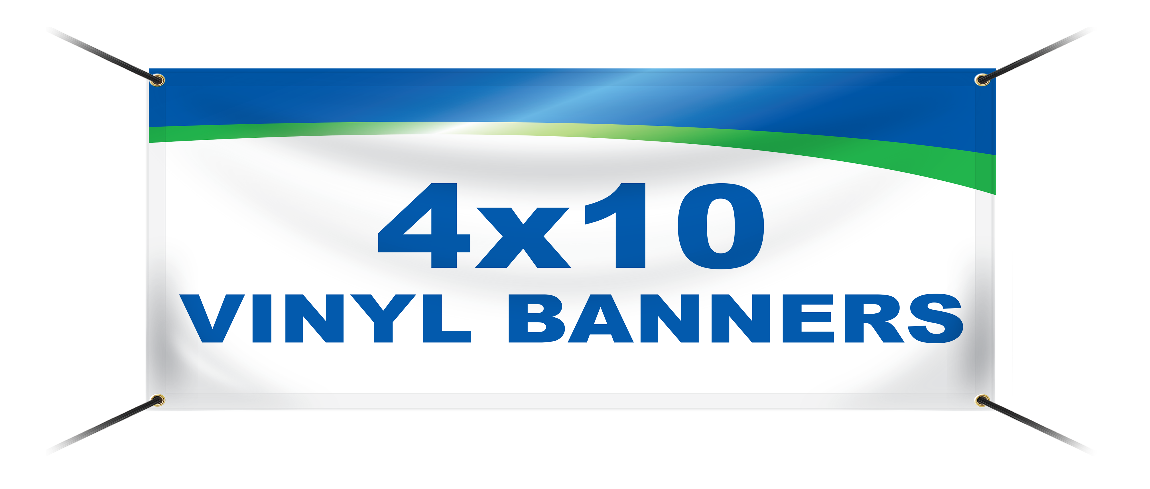 vinyl banner that reads "4x10 vinyl banners"